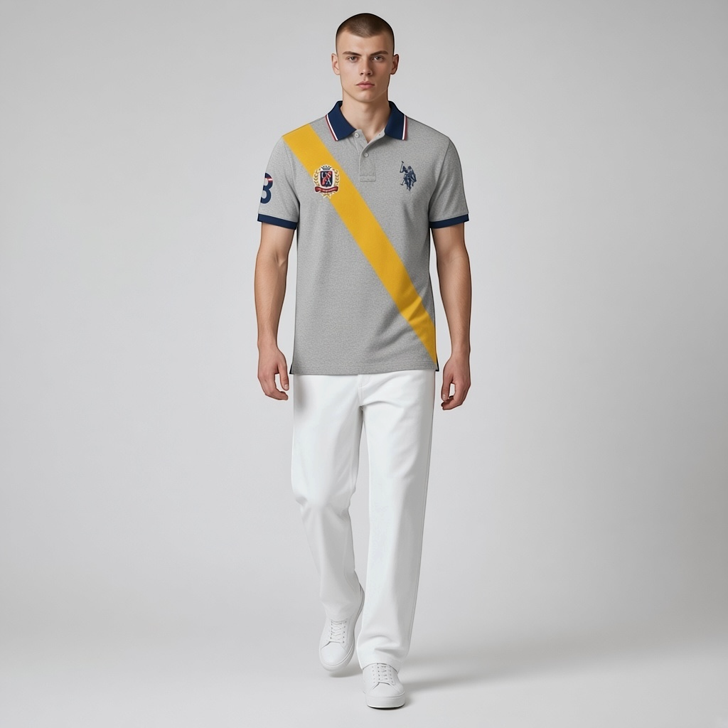 Polo Hombre Estampado Big Size