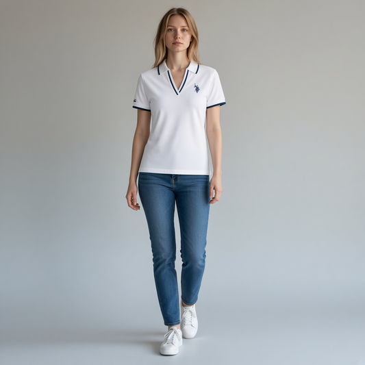 Polo Mujer Estampado Big Size