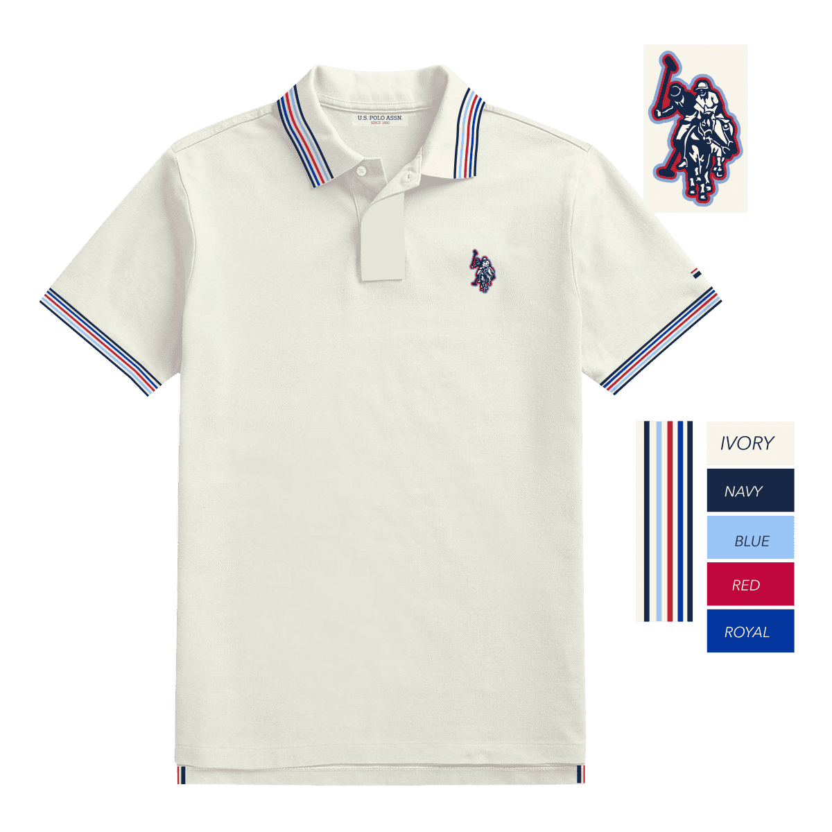Polo Hombre Estampado www.treshop.com.co