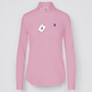 Camisa de mujer www.treshop.com.co manga larga color rosa en algodón con logo bordado y ajuste regular