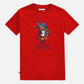 Camiseta roja de algodón para hombre www.treshop.com.co con estampado gráfico deportivo de U.S. POLO ASSN. frontal